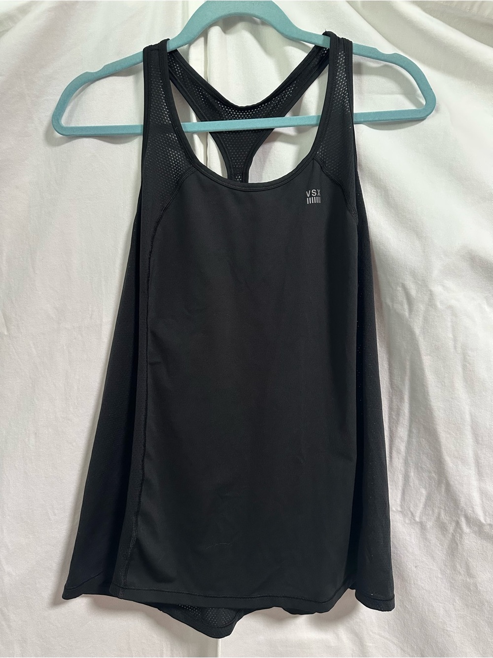VSX Black Mesh-Back Racer Tank
